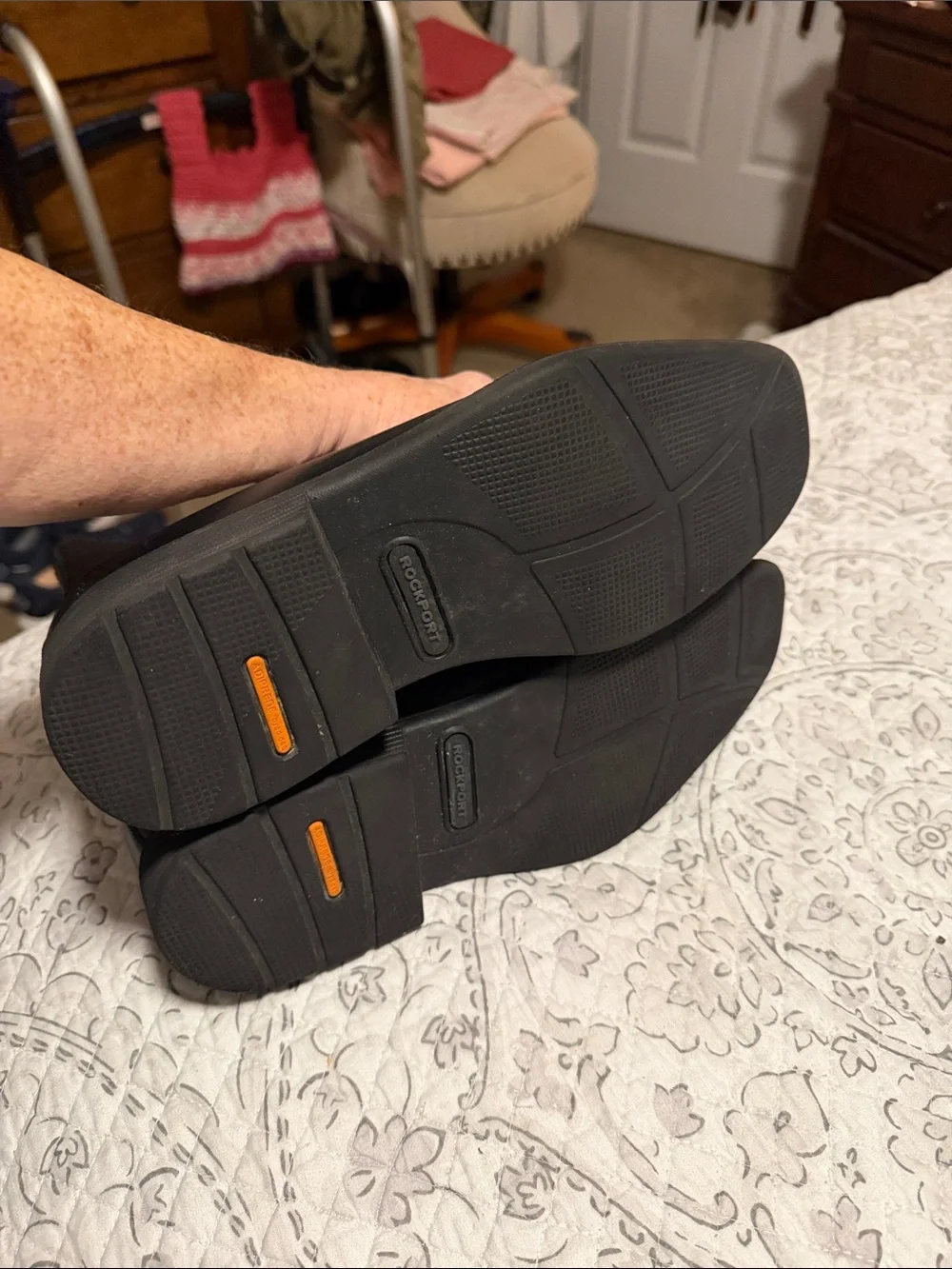 Rockport Men's Black Leather Ankle Boots - Sleek Zip Chelsea Style